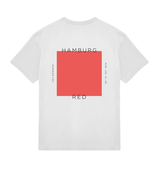 Hamburg Red Oversized T-Shirt